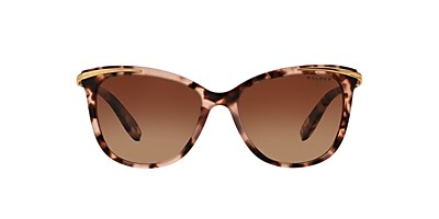 Ralph RA5203 54 Polarized Gradient Brown & Shiny Pink Tortoise 