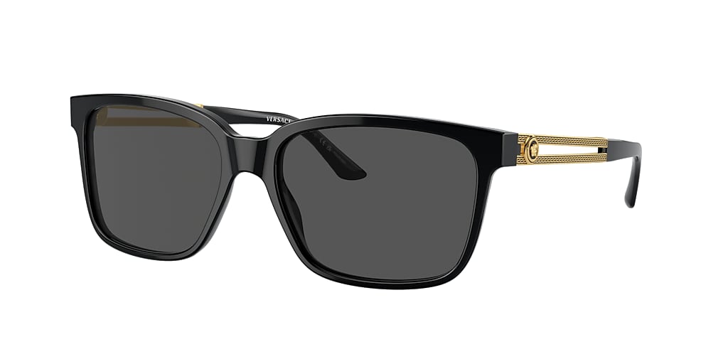 Versace VE4307 58 Grey & Black Sunglasses | Sunglass Hut USA