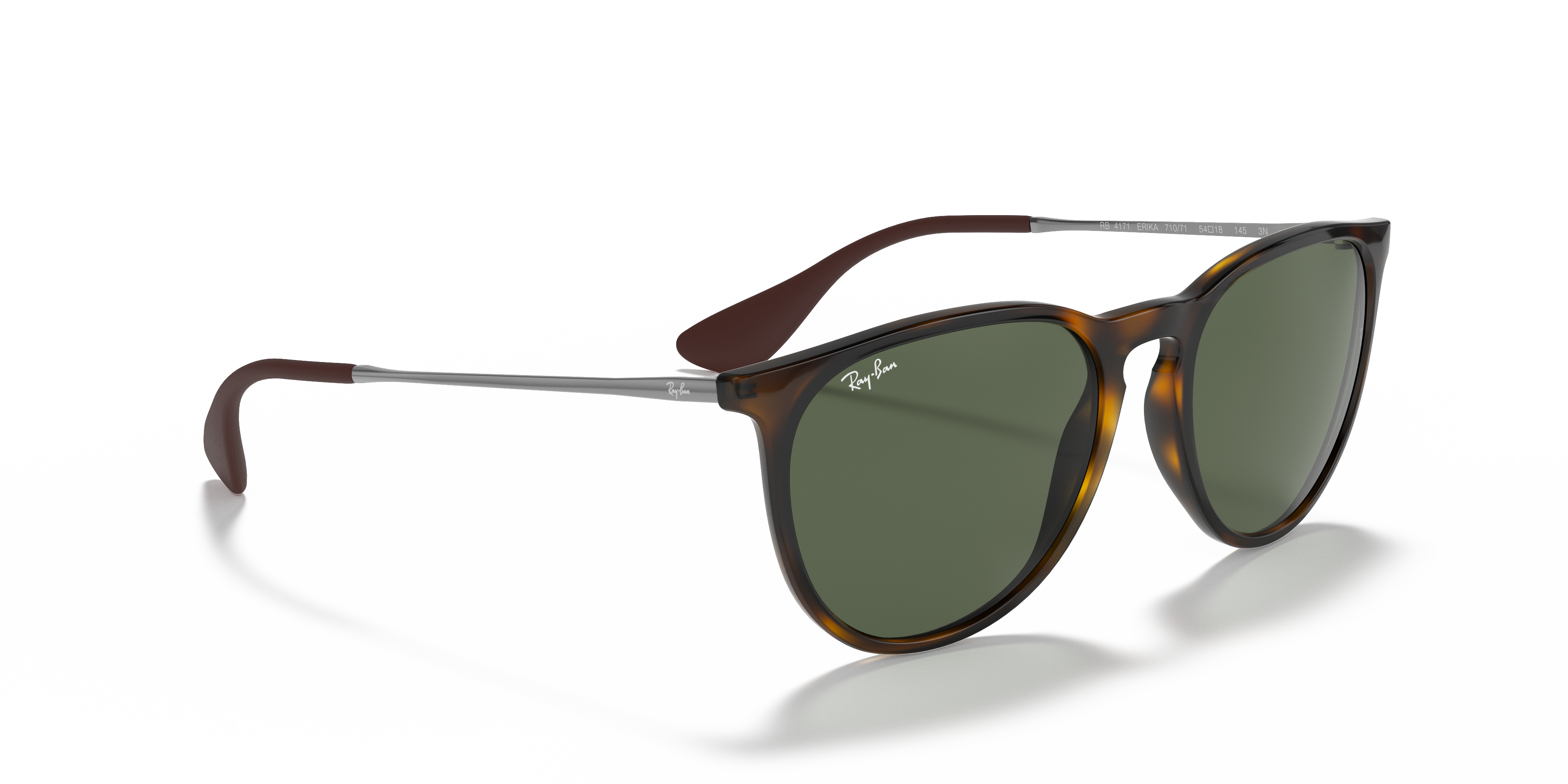 ray ban erika tortoise green