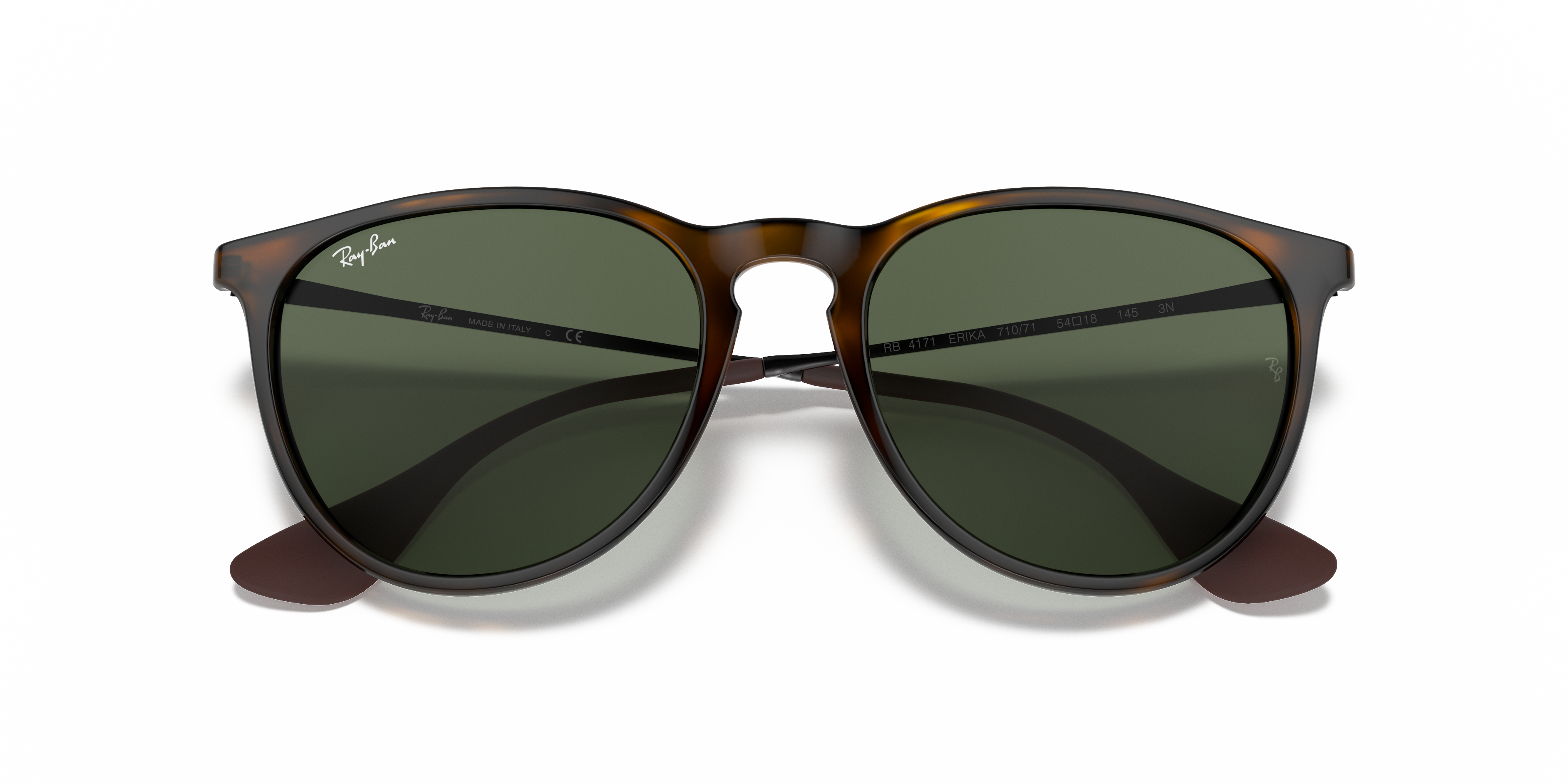 ray ban erika tortoise green