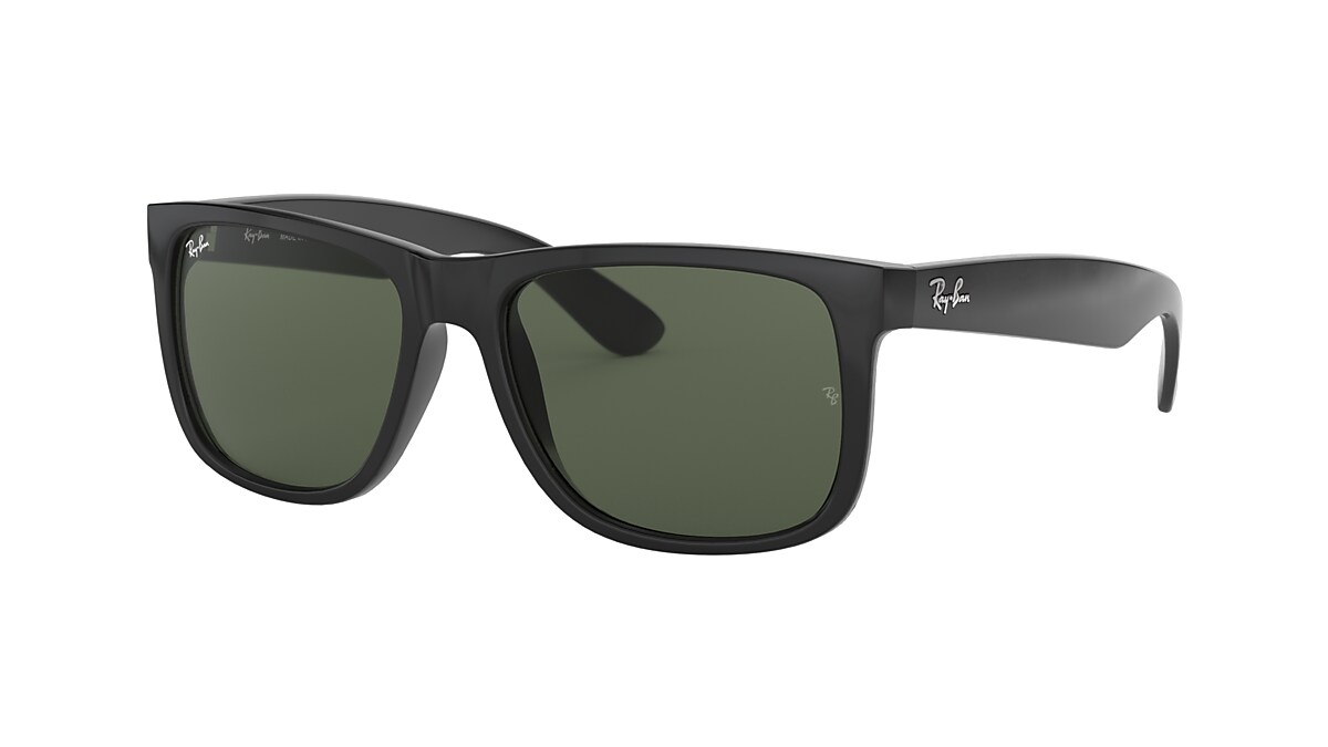 Leeds progressiv Mange Ray-Ban RB4165 Justin Classic 54 Dark Green & Black Sunglasses | Sunglass  Hut USA