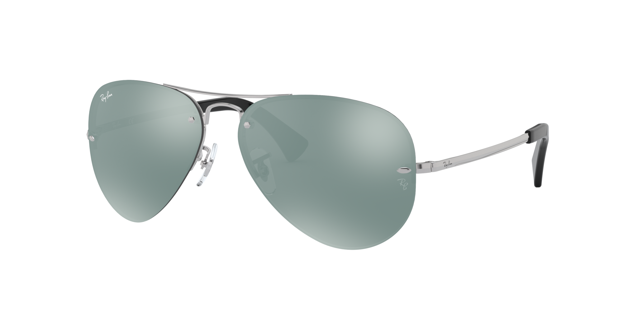 Ray-Ban RB3449 59 Silver Mirror 