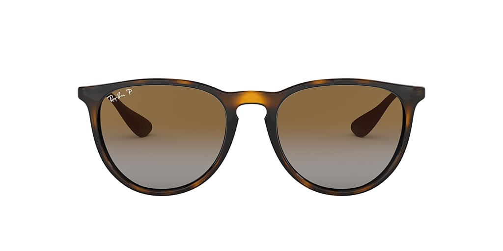 Ray Ban Rb4171 Erika Classic 54 Polarized Brown Gradient And Tortoise Polarised Sunglasses 