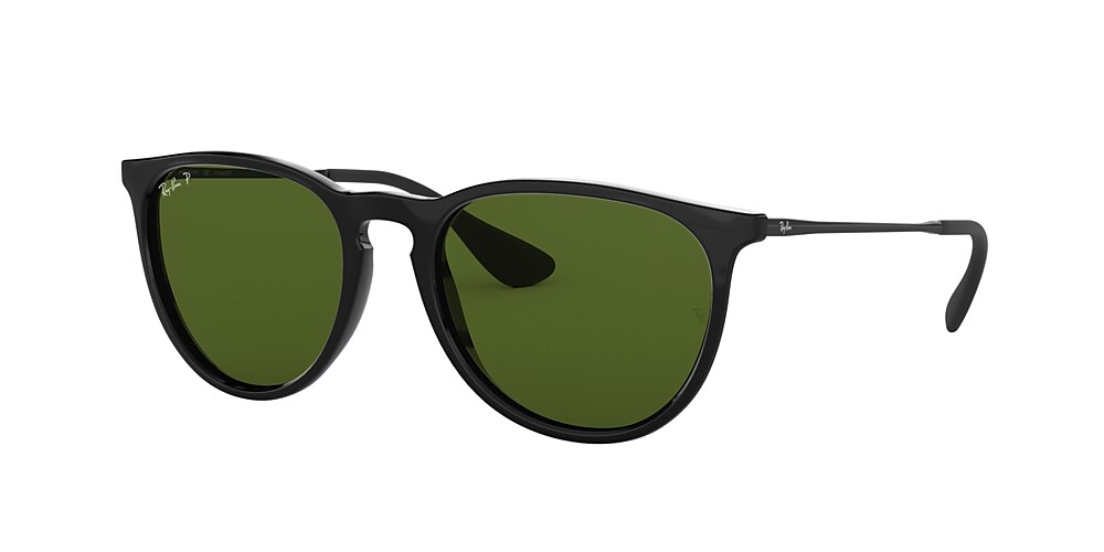 Ray-Ban RB4171 Erika Classic 54 Green & Black Polarised Sunglasses