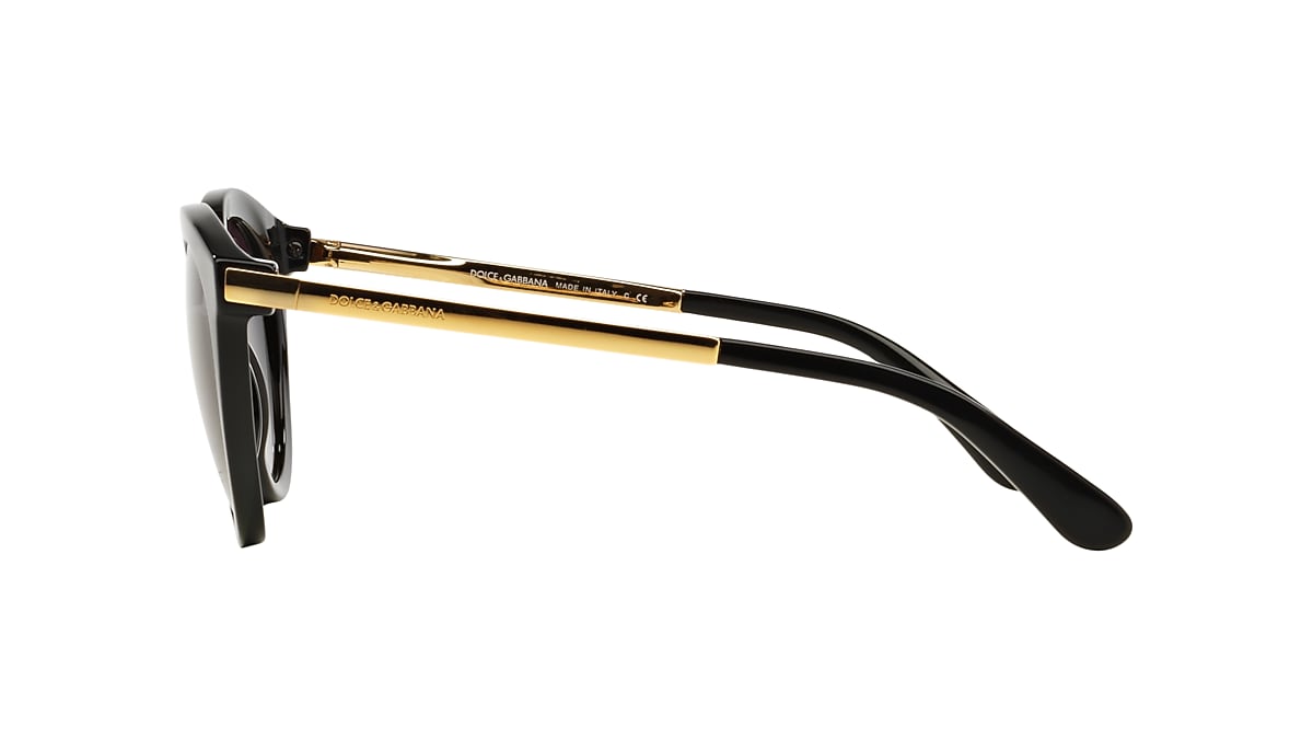 Dolce&Gabbana DG4268 L (52 22) with Grey lenses and Black frame