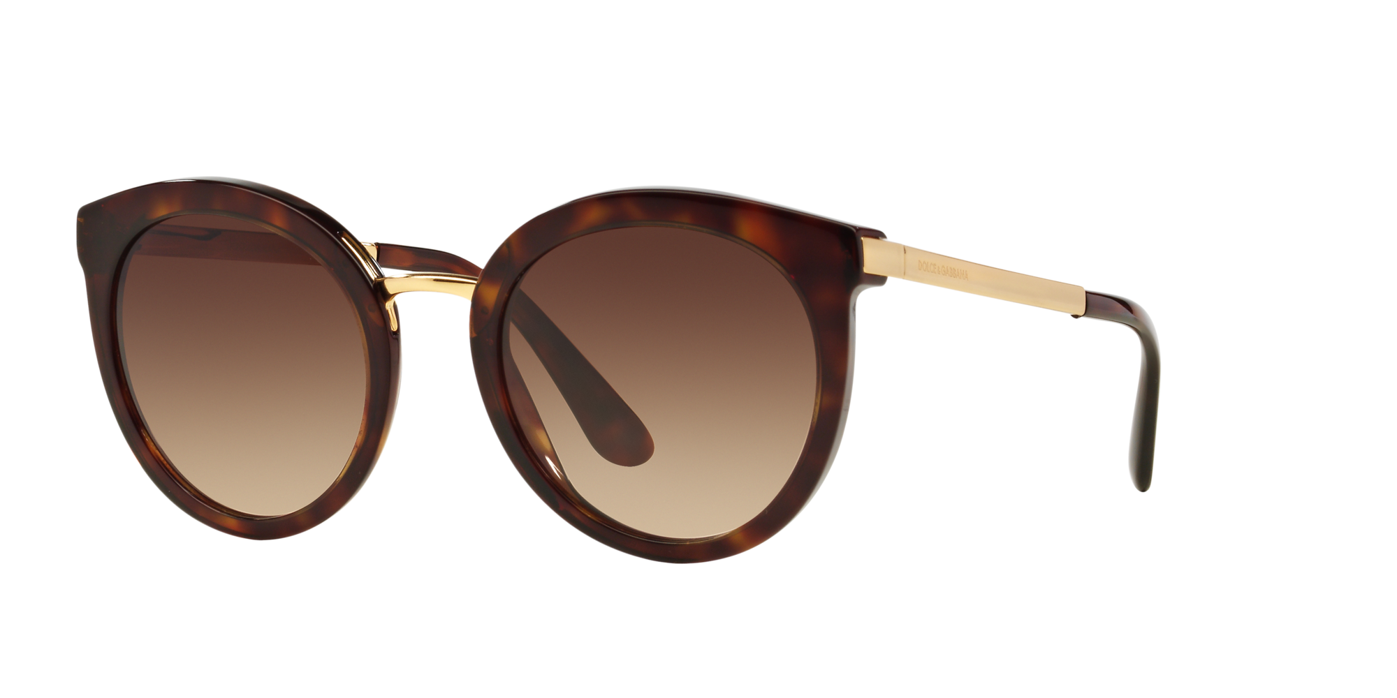 Dolce & Gabbana Sunglasses 4268 313113 Cube Bronze Brown Gradient 