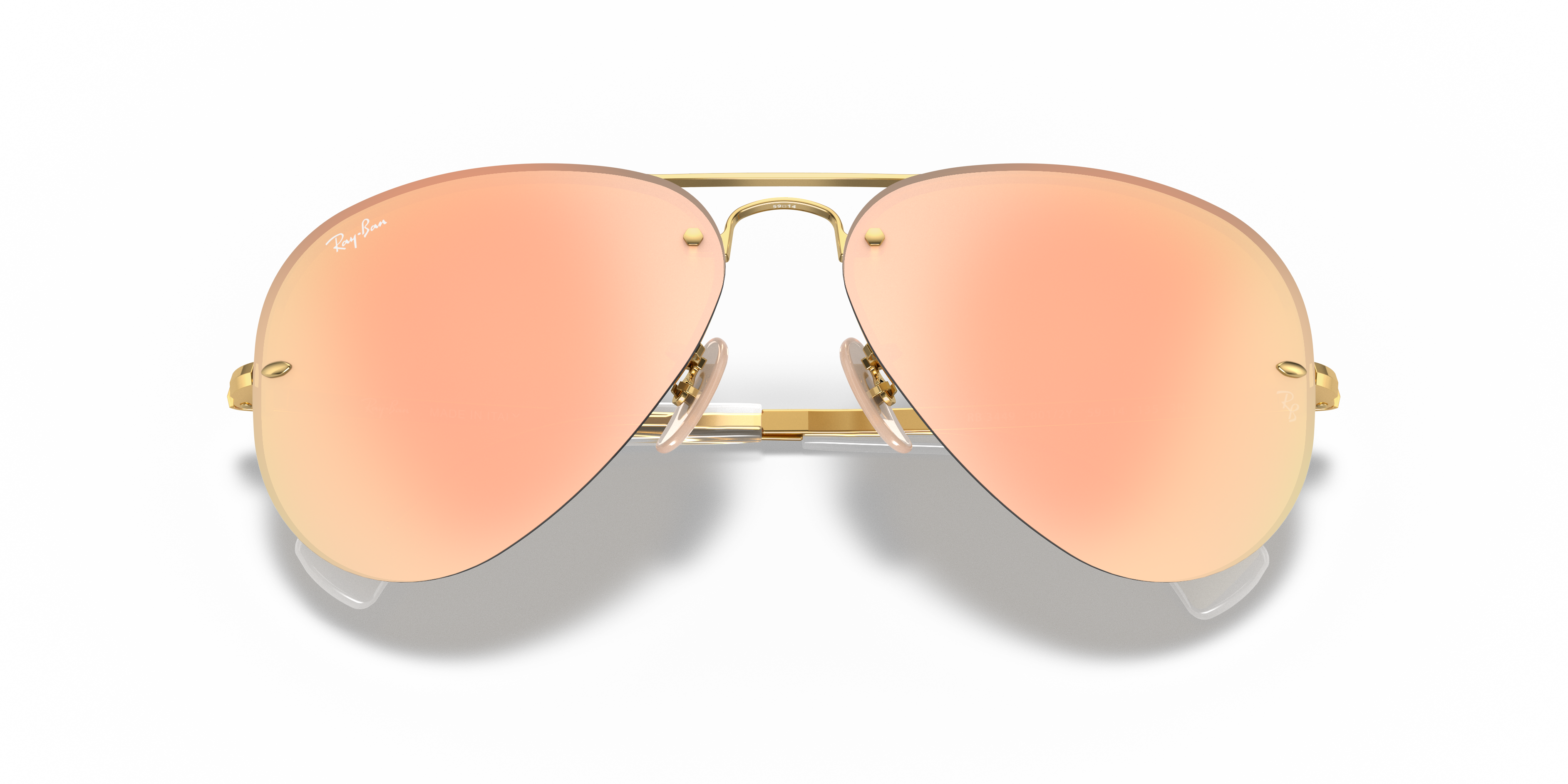 copper mirror ray ban