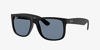 Asimilación Dibujar Regenerador Ray-Ban RB4165 Justin Classic 54 Dark Blue & Black Polarized Sunglasses |  Sunglass Hut USA