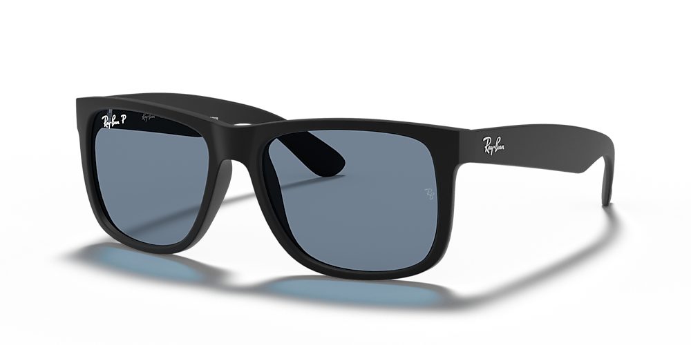 Versterker Verbazingwekkend Ministerie Ray-Ban RB4165 Justin Classic 54 Dark Blue & Black Polarized Sunglasses |  Sunglass Hut USA