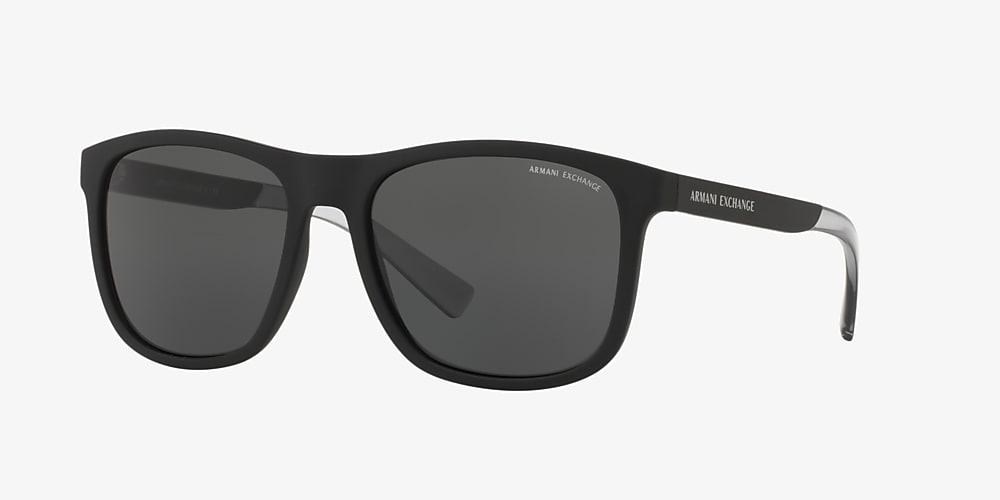 Armani Exchange AX4049SF 57 Grey & Matte Black Sunglasses | Sunglass Hut  Canada