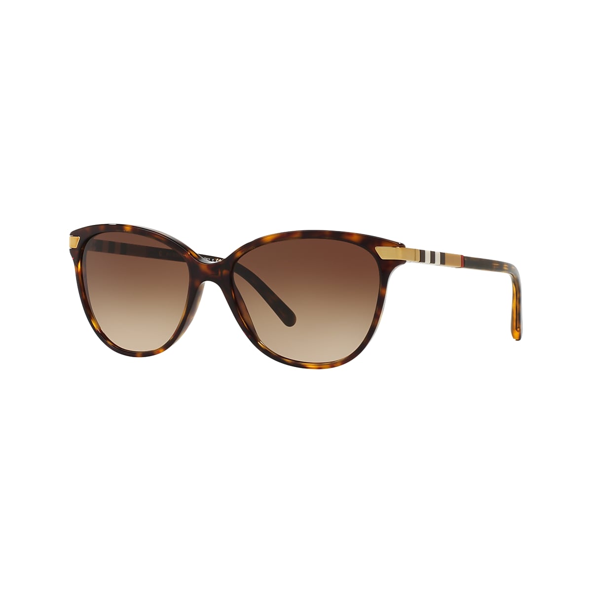 Burberry BE4216 57 Brown Gradient & Dark Havana Sunglasses 