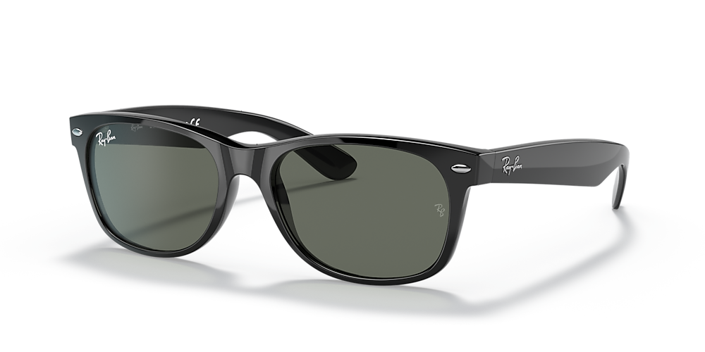 Ray-Ban RB2132 New Wayfarer 58 & Black Sunglasses | Hut USA