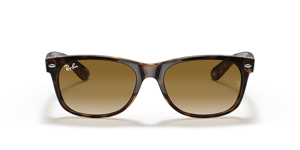 Ray-Ban RB2132 New Wayfarer Classic 58 Light Brown Gradient & Light Havana  Sunglasses | Sunglass Hut USA