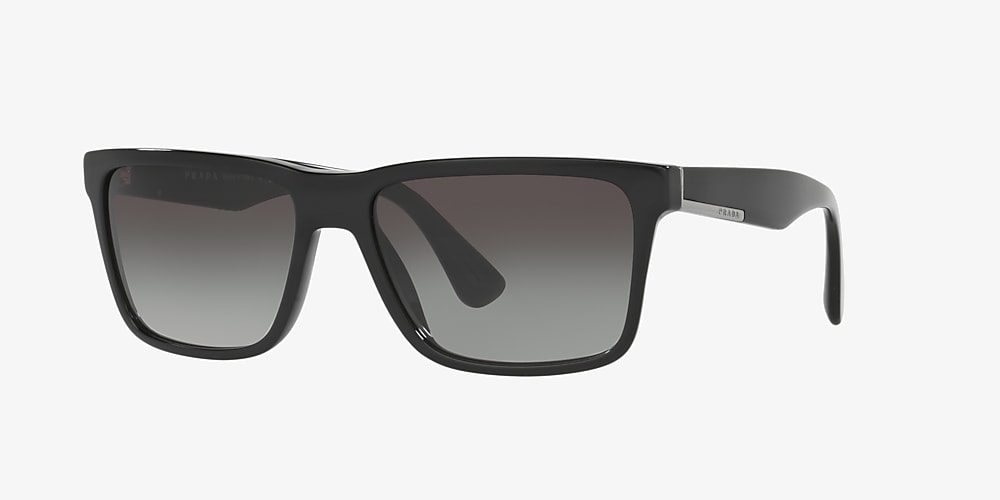 Prada PR 19SS Conceptual 59 Grey Gradient & Black Sunglasses | Sunglass Hut  USA