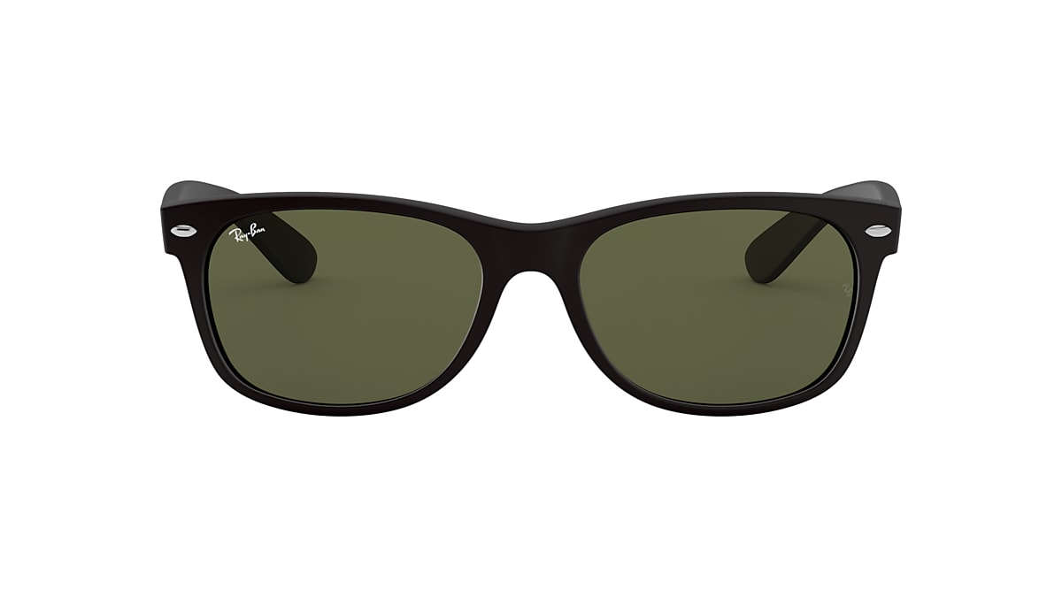 vorm spijsvertering collegegeld Ray-Ban RB2132F New Wayfarer Matte 58 Green & Black Sunglasses | Sunglass  Hut USA