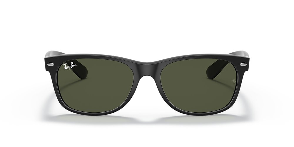 Momento acero Pedagogía Ray-Ban RB2132F New Wayfarer Matte 58 Green & Black Sunglasses | Sunglass  Hut USA