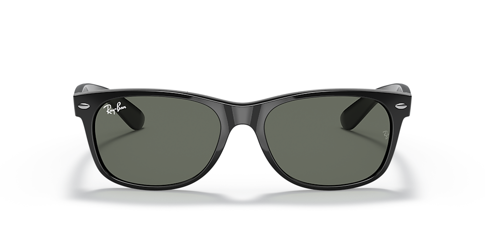 Ray-Ban RB2132F New Wayfarer Classic 58 Green & Black Sunglasses