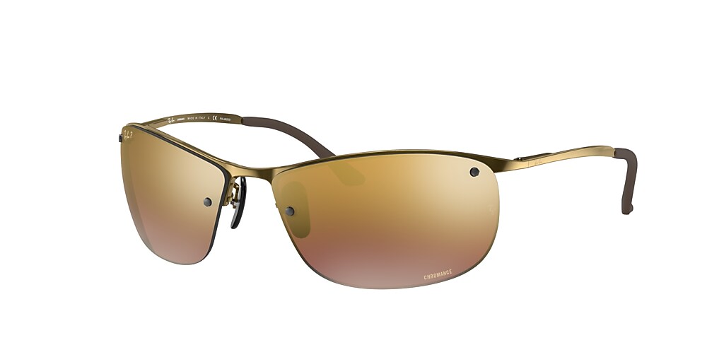 Ray Ban Rb3542 Chromance Purple Mirror Chromance Polarized Brown Polarized Sunglasses Sunglass Hut Usa