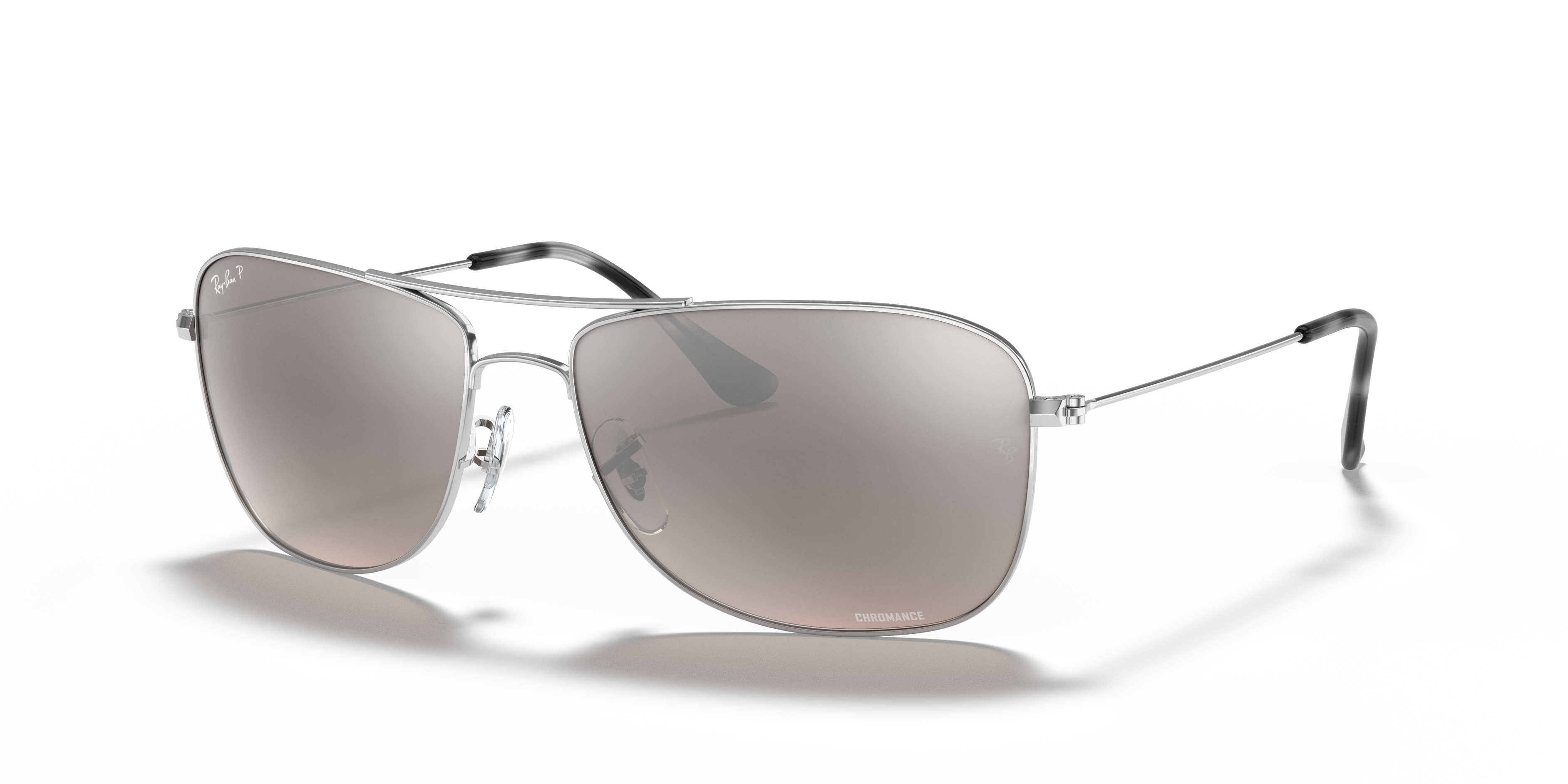 Ray-Ban RB3543 Chromance 59 Silver  Silver Polarized Sunglasses Sunglass  Hut USA