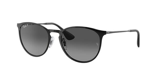 Ray-Ban RB3539 Erika Metal 54 Polarized Grey Gradient & Black