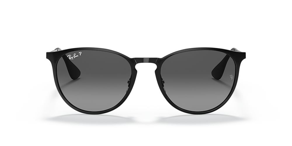 Ray-Ban RB3539 Erika Metal 54 Polarized Grey Gradient & Black