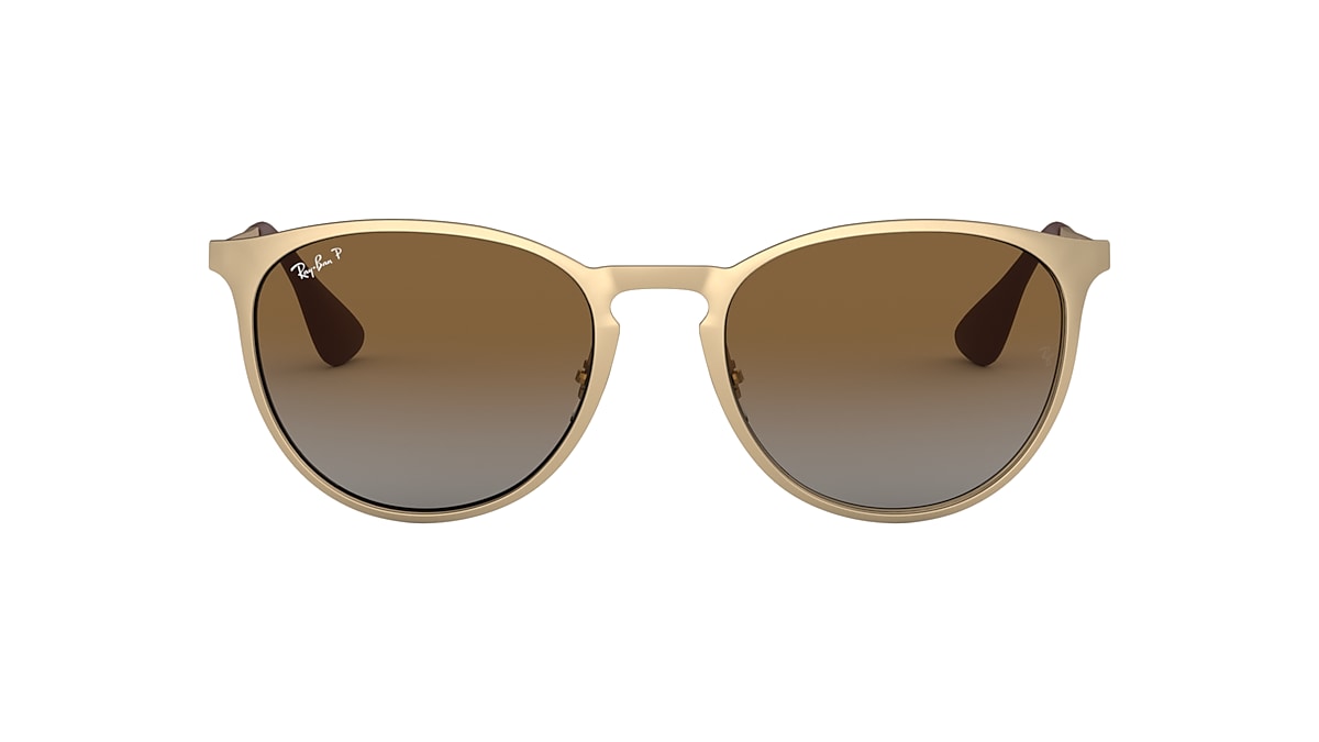 Ray-Ban RB3539 Metal 54 Polarized Brown Gradient & Polarized Sunglasses | Sunglass Hut USA