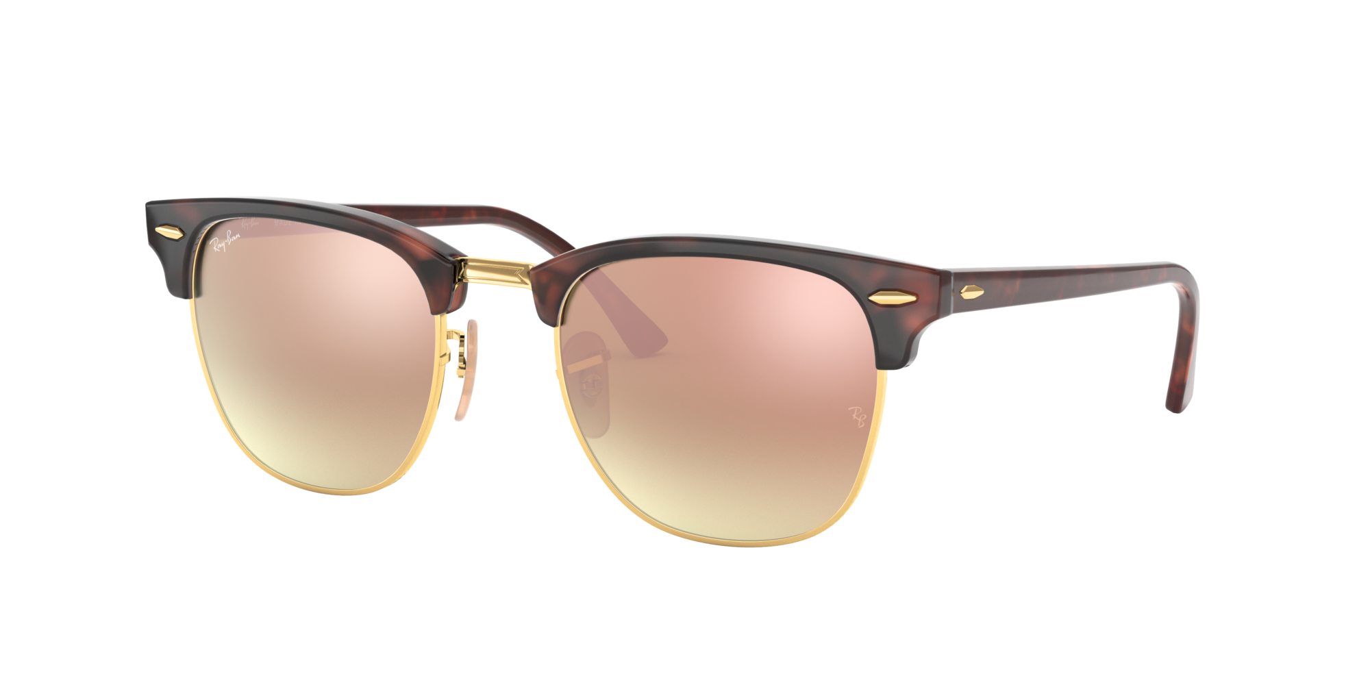 Ray-Ban RB3016 CLUBMASTER FLASH LENSES 