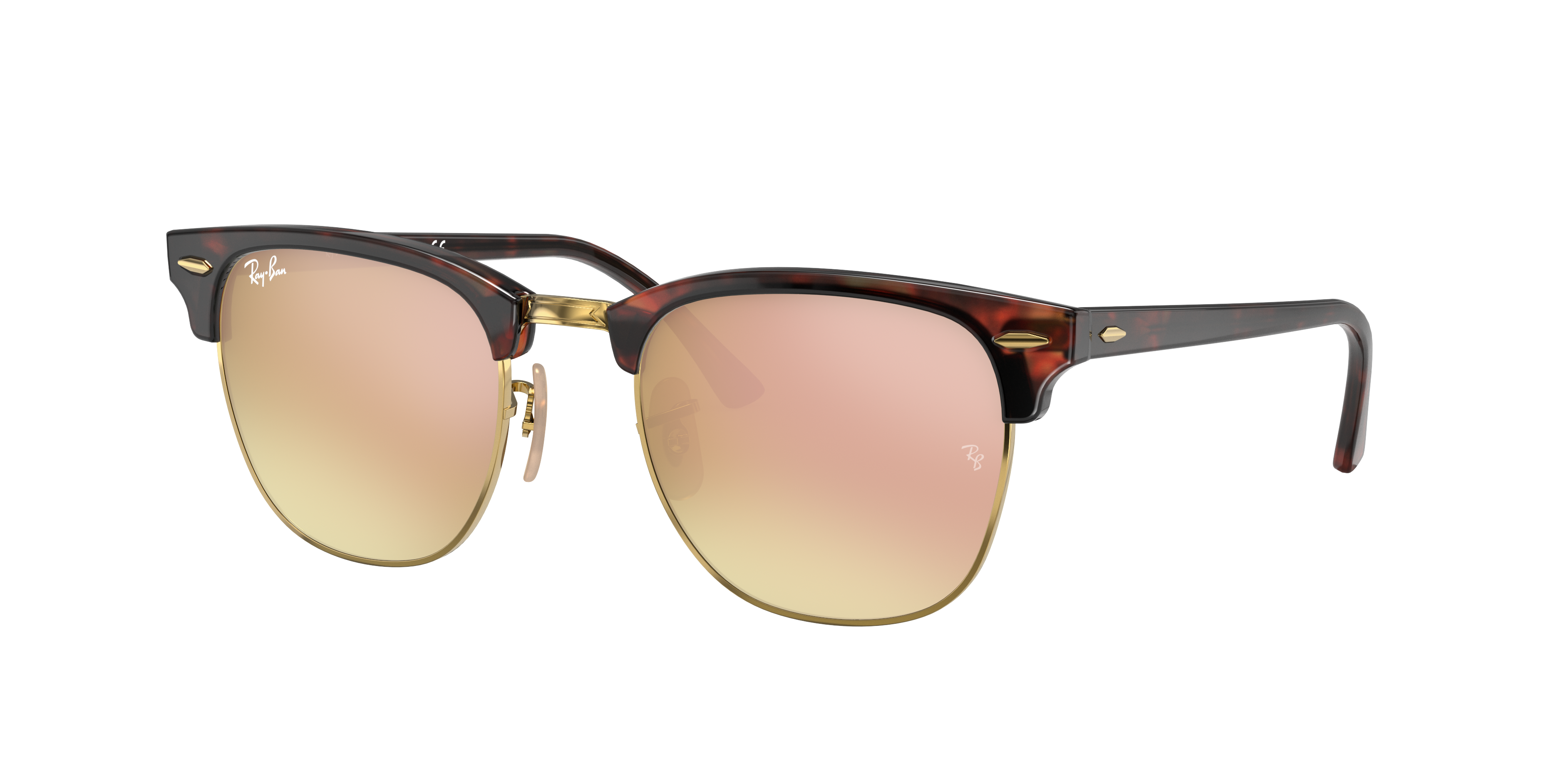 rose gold ray ban clubmaster