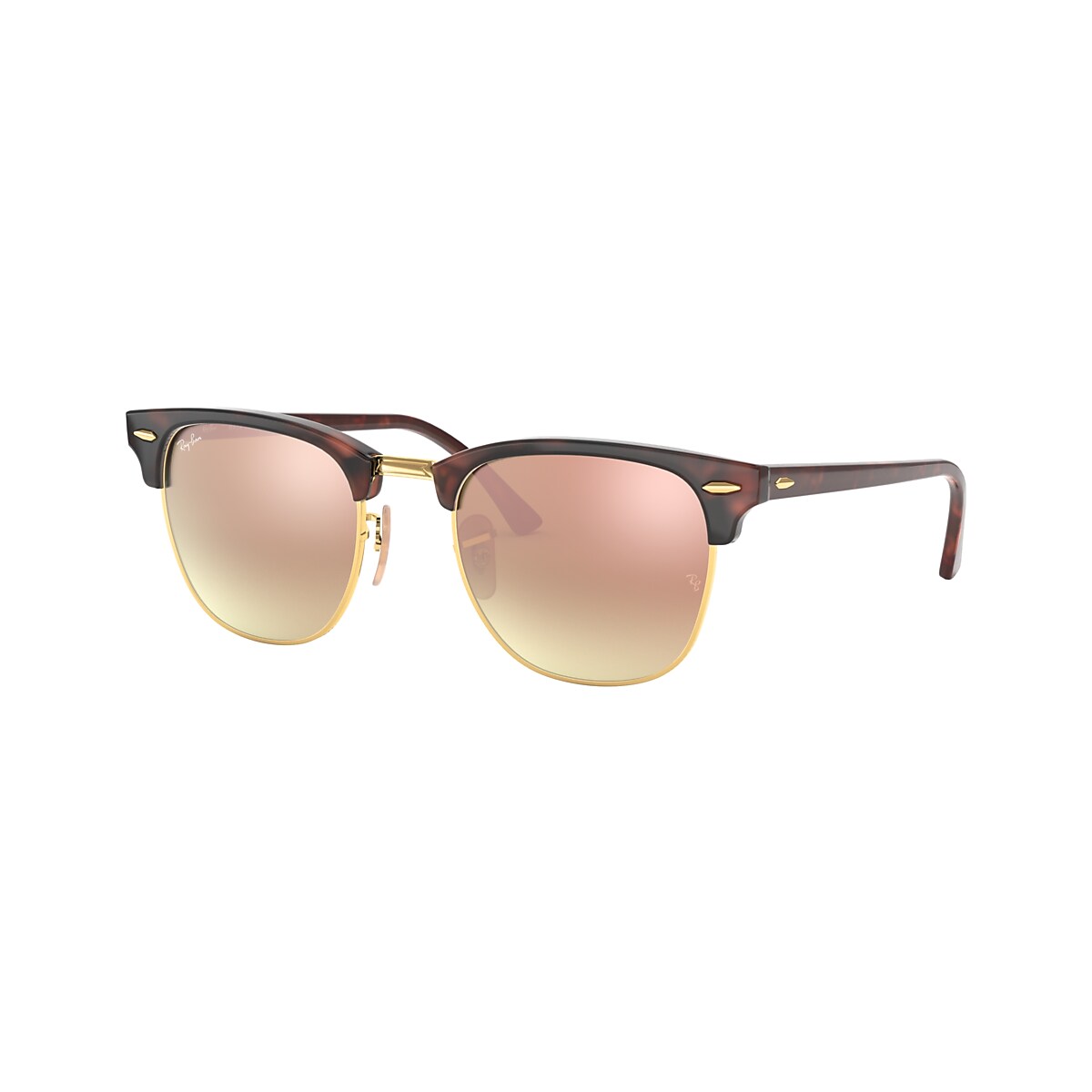 Clubmaster folding clearance flash lenses gradient