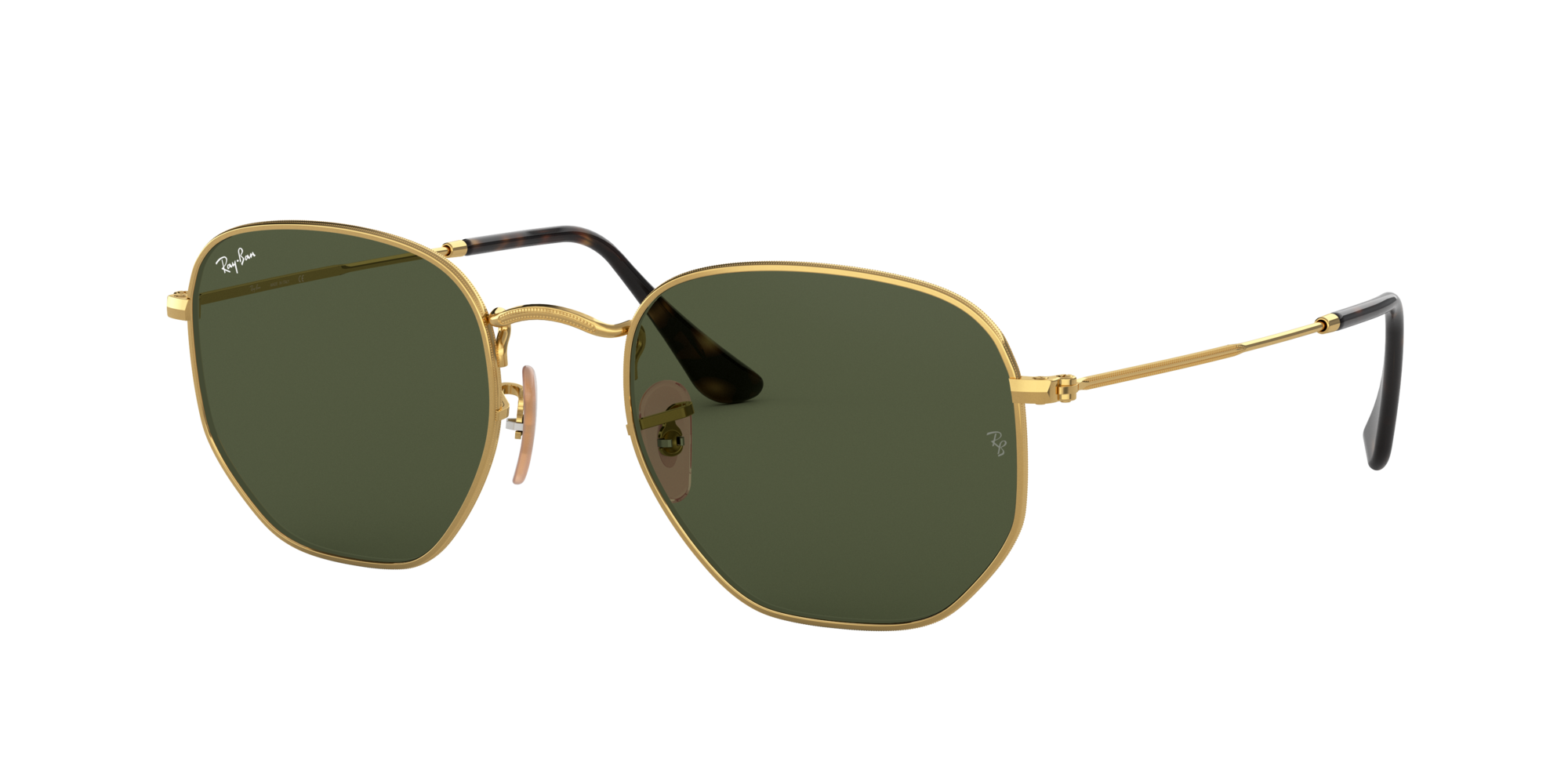 RAY-BAN CLUBMASTER WASHED LENSES RB3016 1354R5 51mm シルバー上に