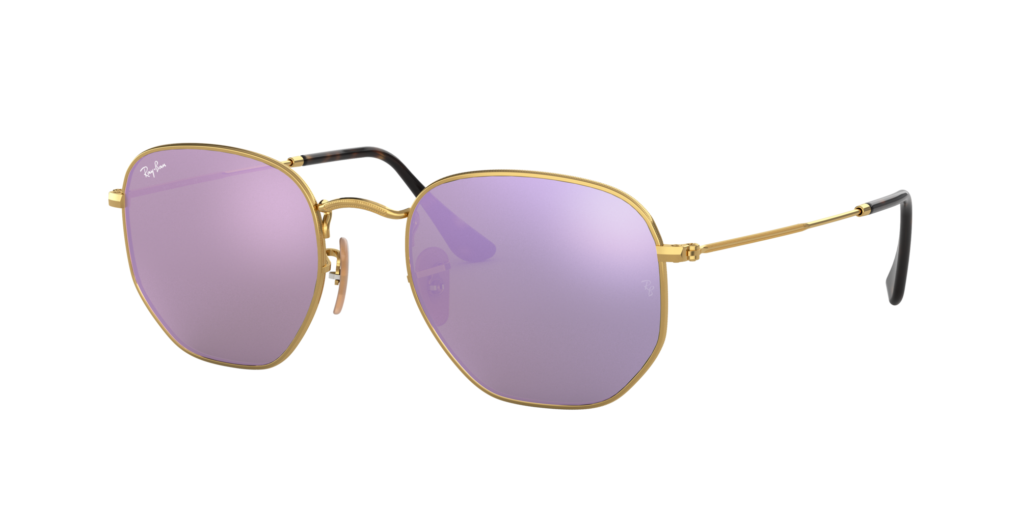 purple ray ban glasses