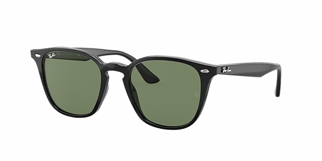 Ray-Ban RB4258F 52 Green Classic & Black Sunglasses | Sunglass