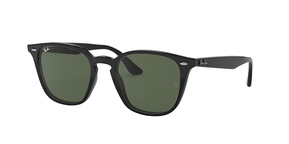 Ray-Ban RB4258F 52 Green Classic & Black Sunglasses | Sunglass Hut USA