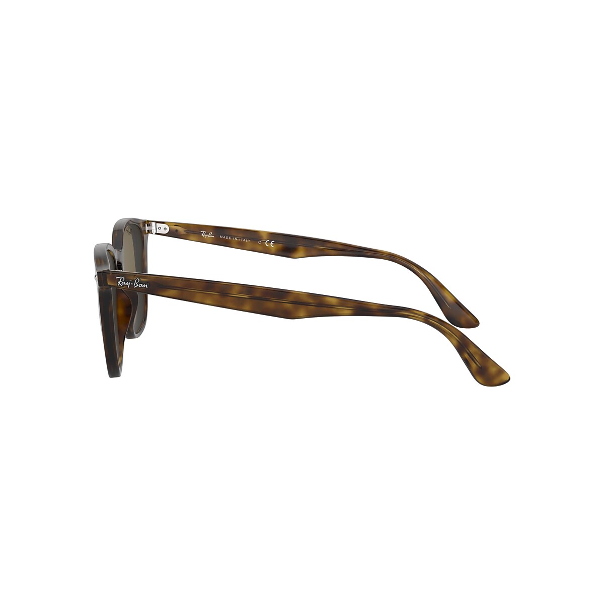 Ray-Ban -  RB4258 Brown Tortoise Shell Sunglasses Made In Italy Women’s Sunglasses Ray-Ban RB 4258 (710/73) RB4258 Unisex | Free  main image 3