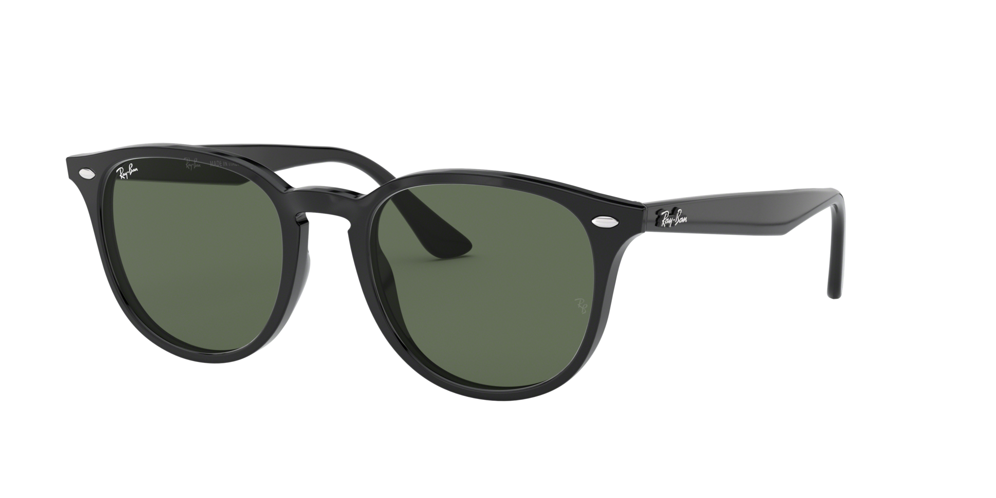 Ray-Ban RB4259F 53 Green Classic & Black Sunglasses | Sunglass Hut USA