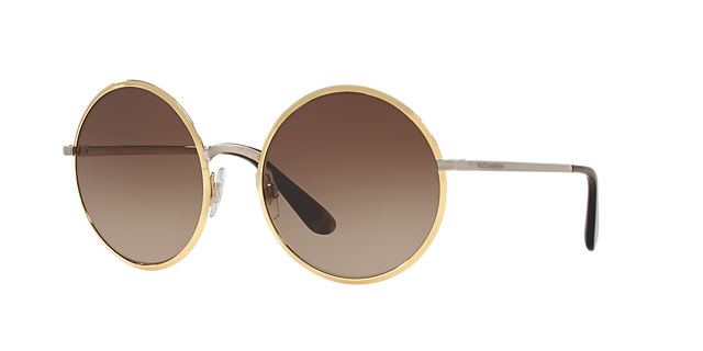 Dolce & Gabbana DG4331 53 Brown & Brown Sunglasses | Sunglass Hut USA