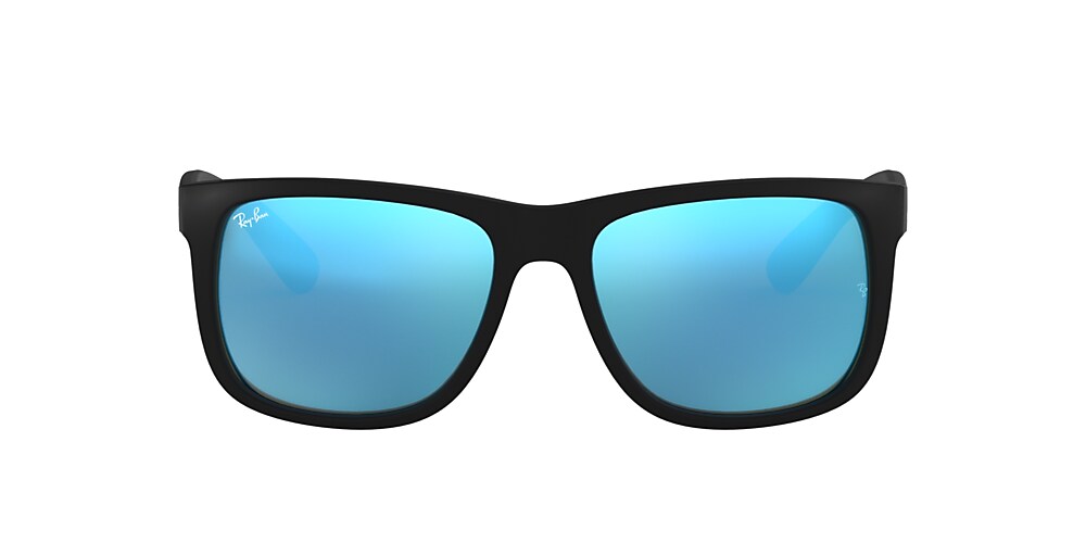 Ray-Ban RB4165F Justin Color Mix 58 Blue Mirror & Black Sunglasses