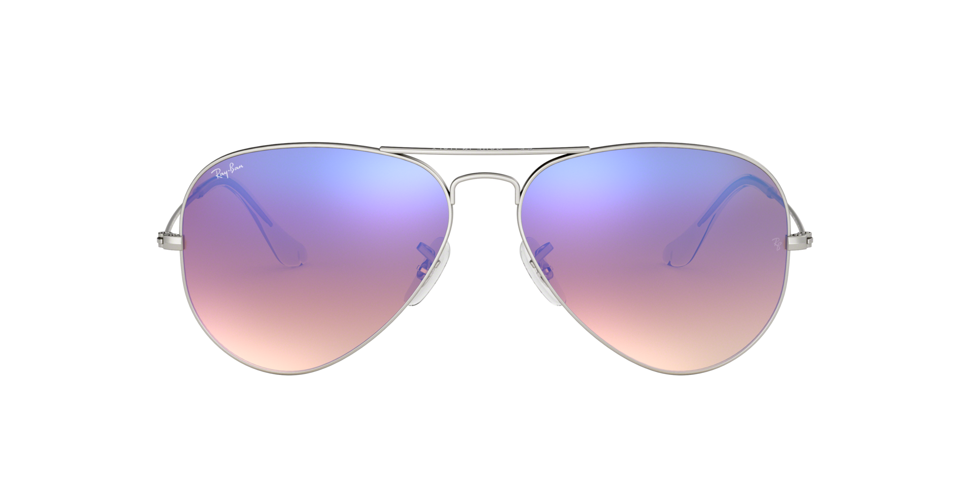 aviator flash lenses gradient