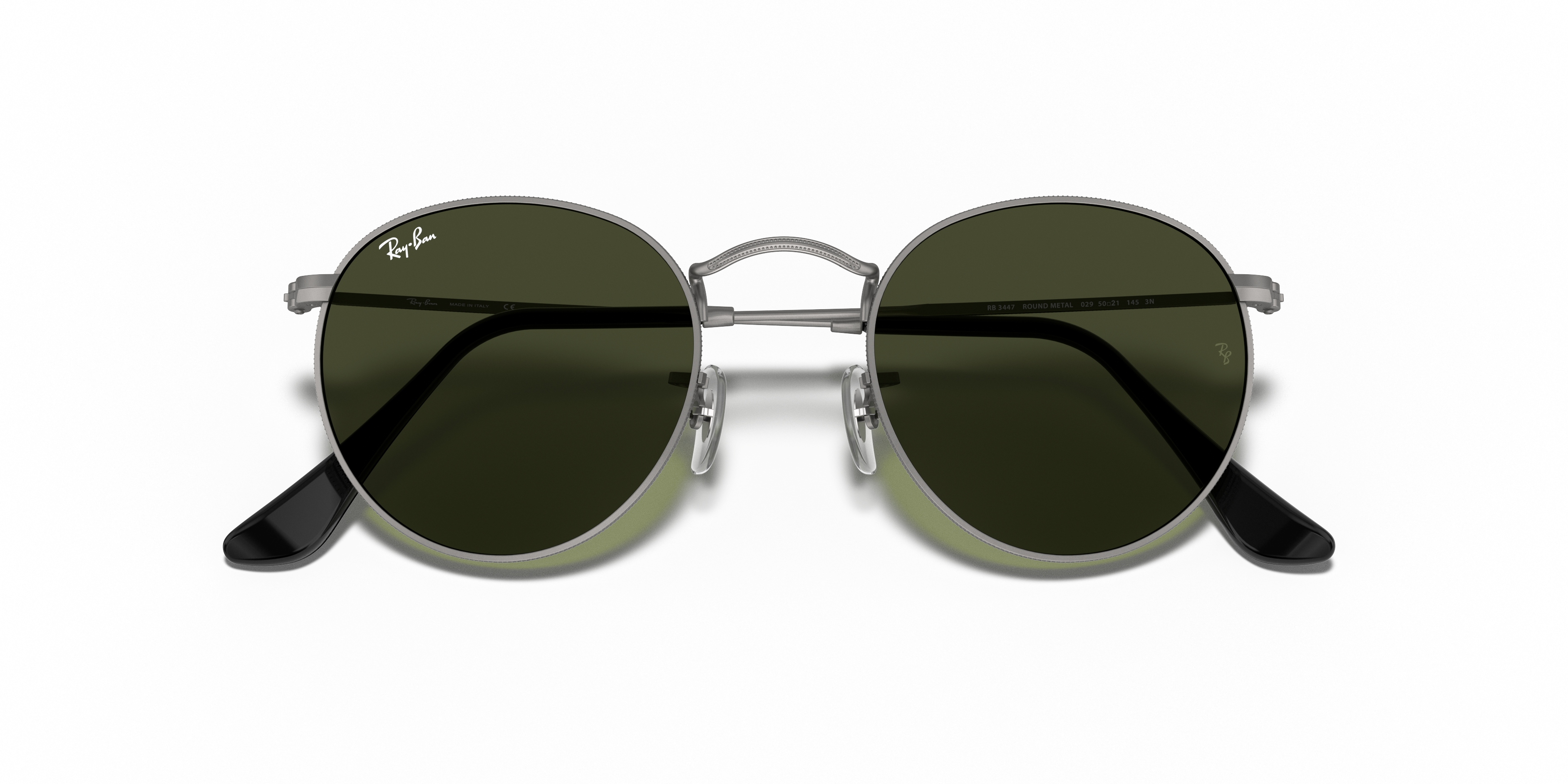 ray ban round silver frame