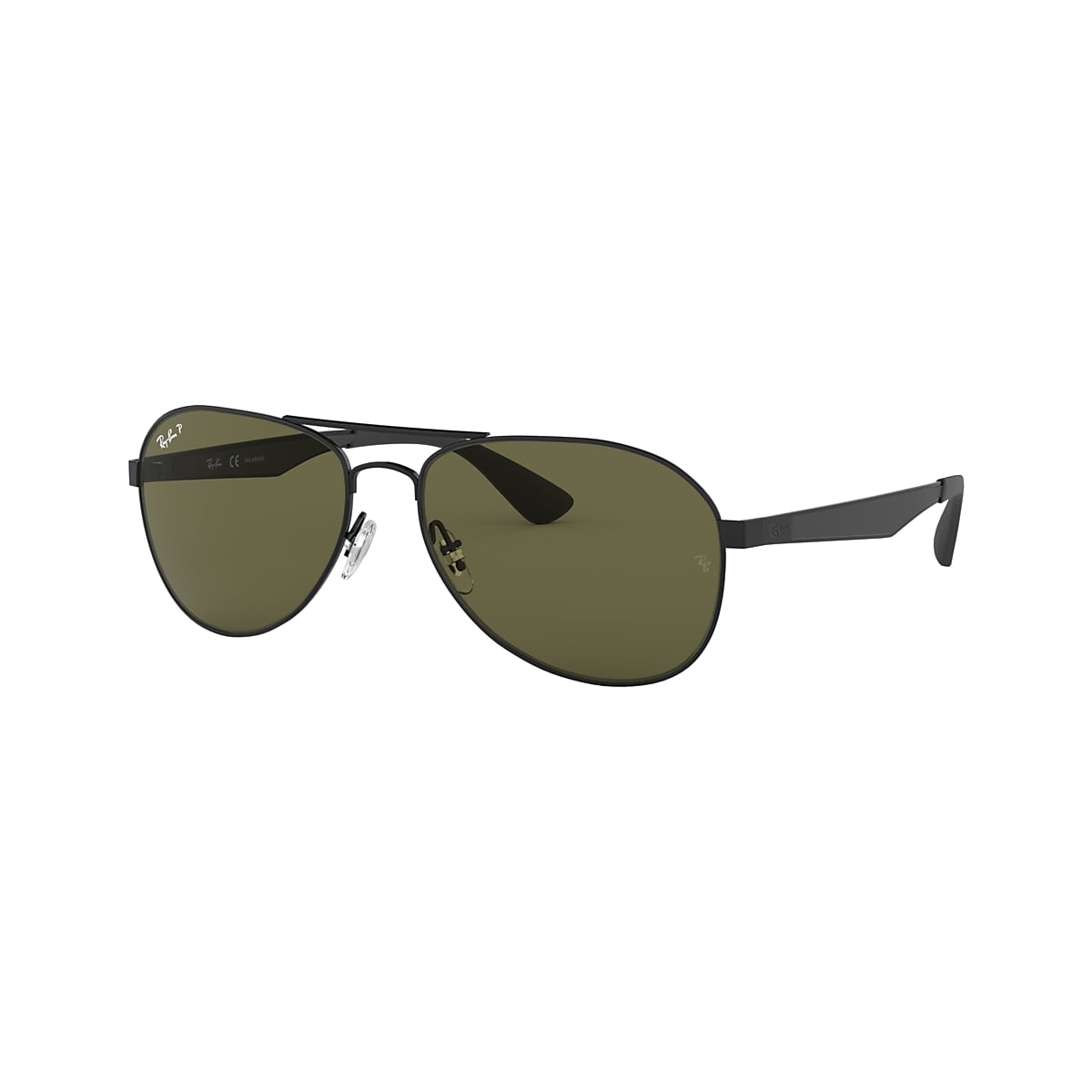 Ray-Ban RB3549 58 Green & Black Polarized Sunglasses | Sunglass Hut USA