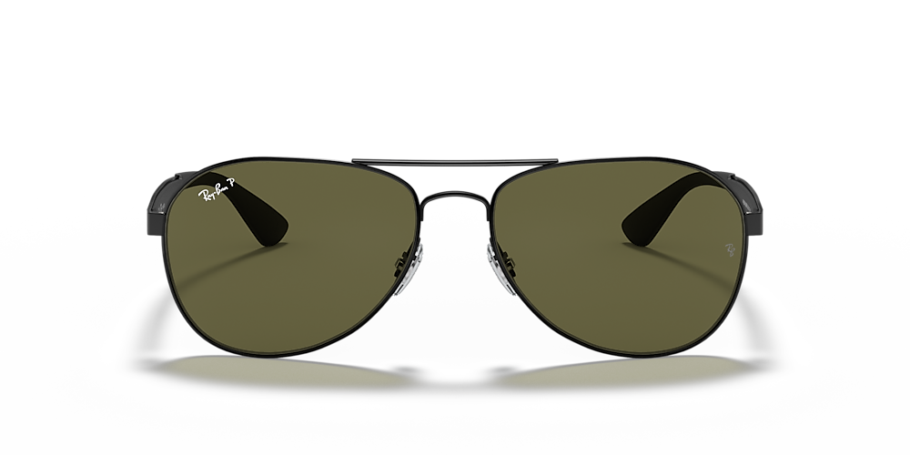 Ray-Ban RB3549 58 Green & Black Polarized Sunglasses | Sunglass Hut USA