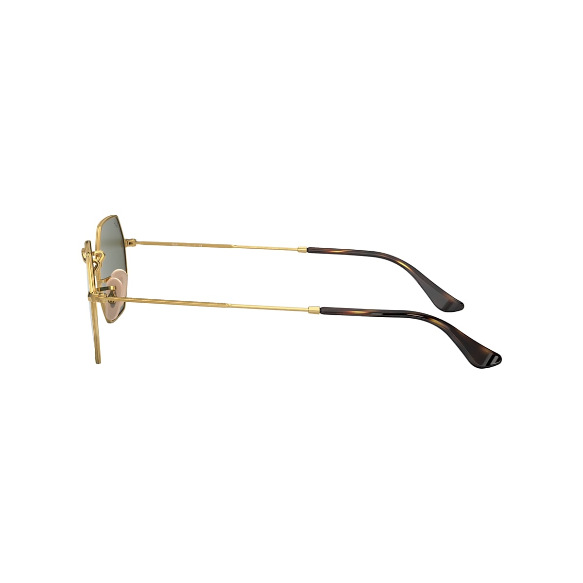 OCTAGONAL CLASSIC Sunglasses in Gold and Green - RB3556N
