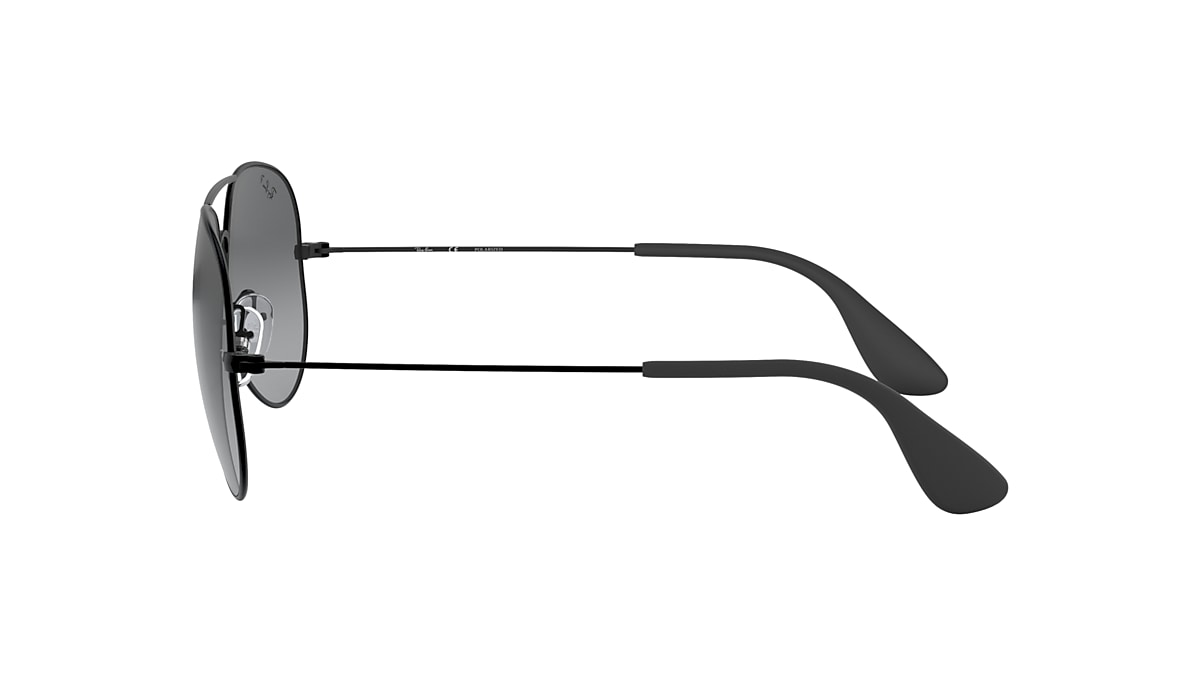 RB RB3558 Sunglasses Gunmetal/Mirror Gradient Grey 58mm & Care Kit 