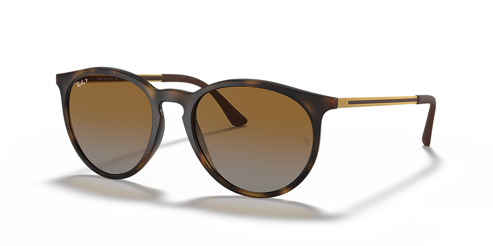 Ray-Ban RB4274 53 Polarized Brown Gradient & Havana Polarized Sunglasses |  Sunglass Hut USA