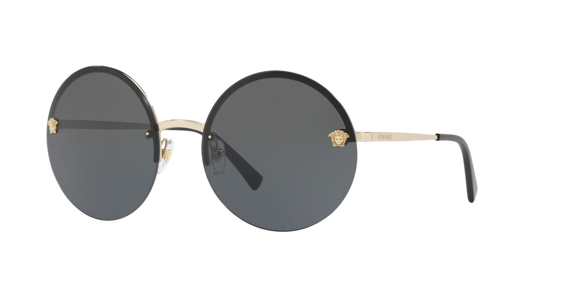 versace round frame glasses