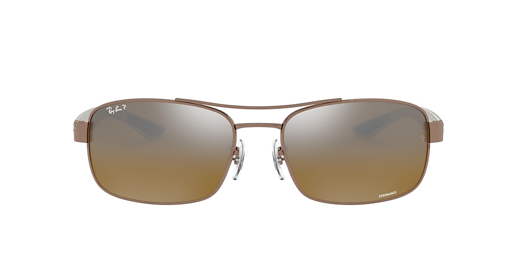 RayBan RB8318CH CHROMANCE 62 Brown Mirror Chromance Polarized & Brown