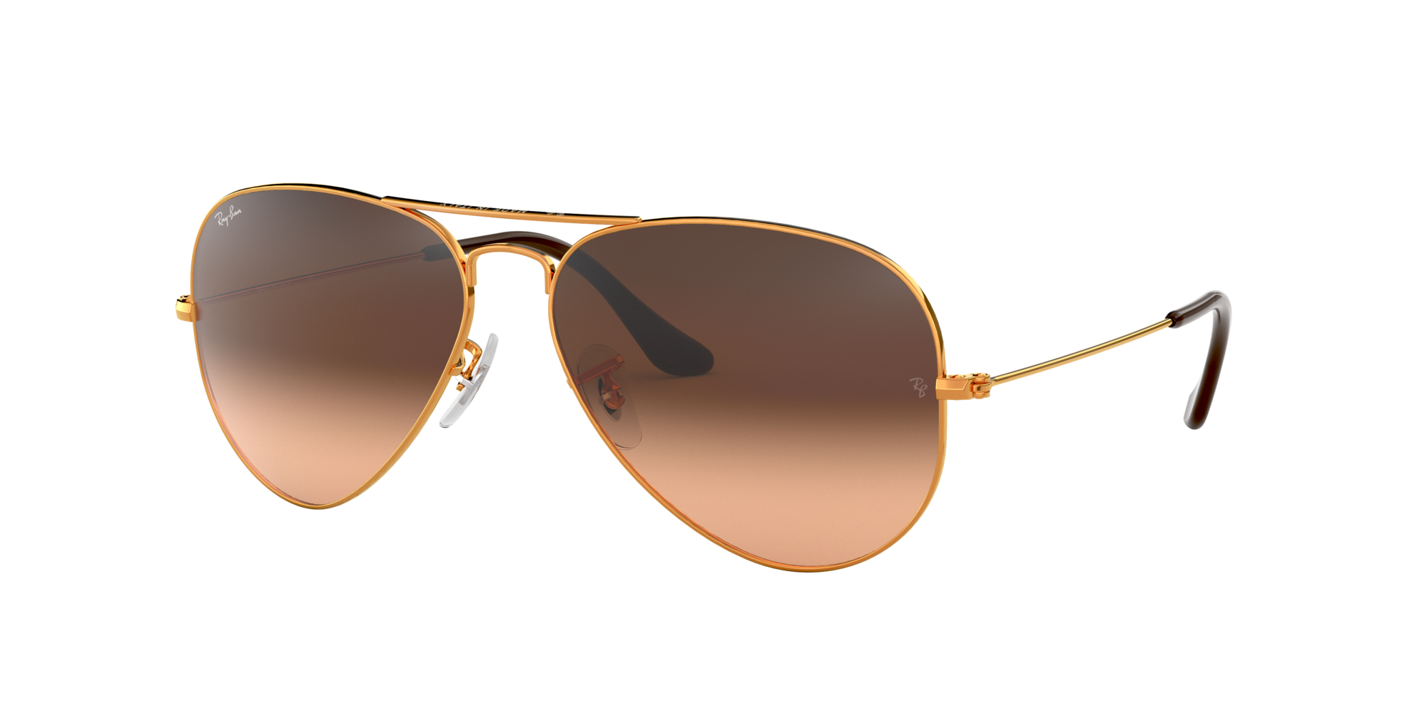 brown lens aviators