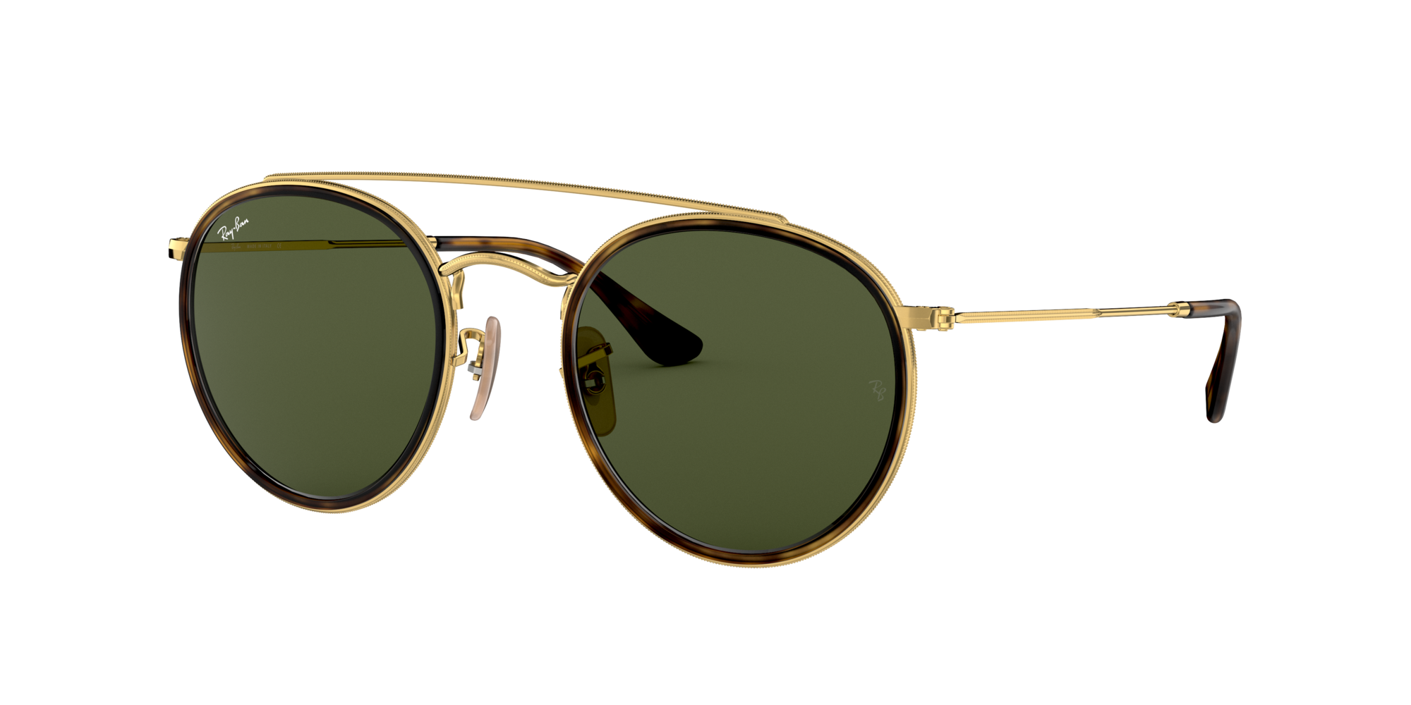 RayBan レイバン ROUND DOUBLE BRIDGE サングラス RB3647N-001/7O 丸眼鏡-