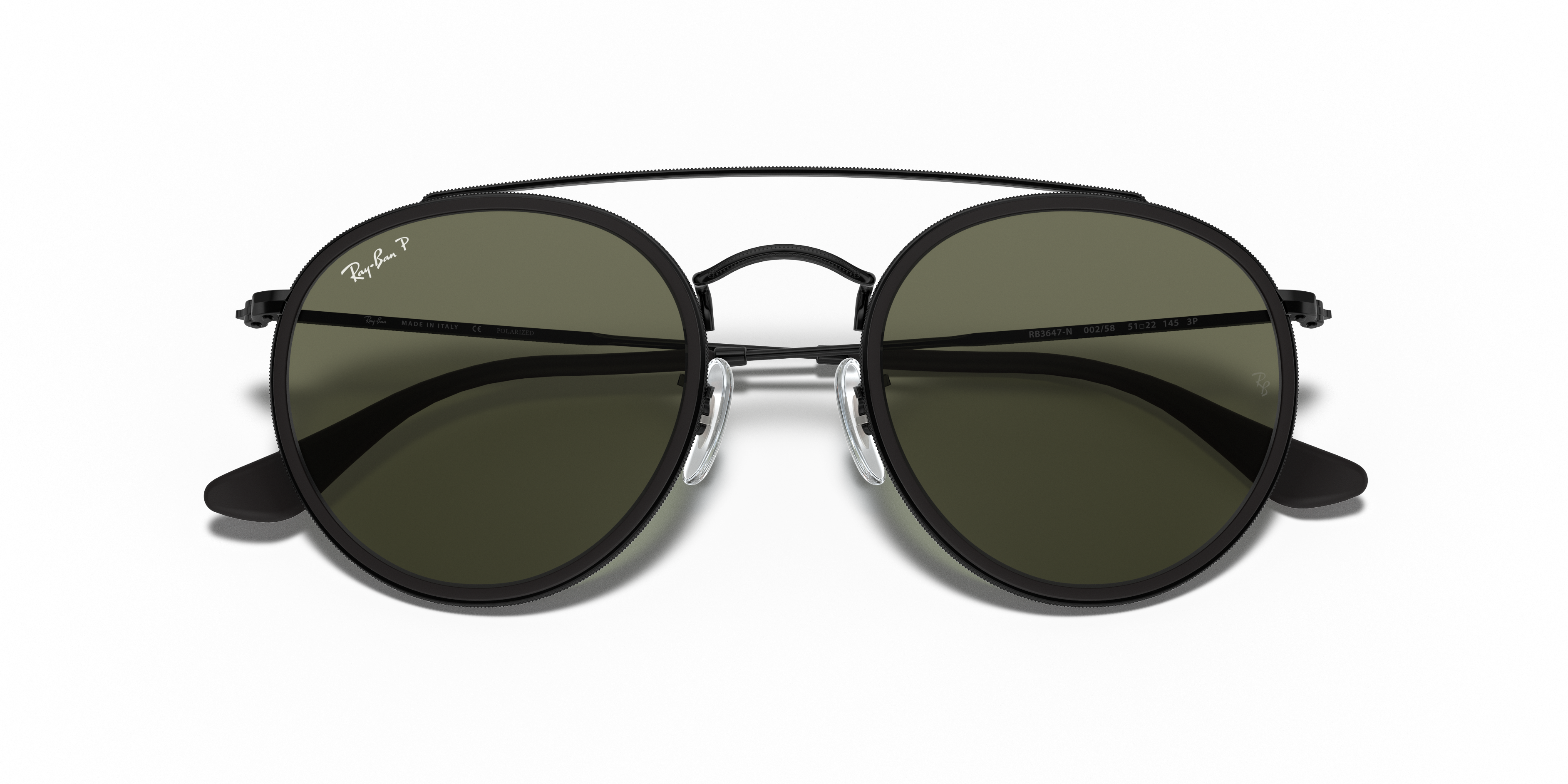 ray ban round double bridge sunglass hut