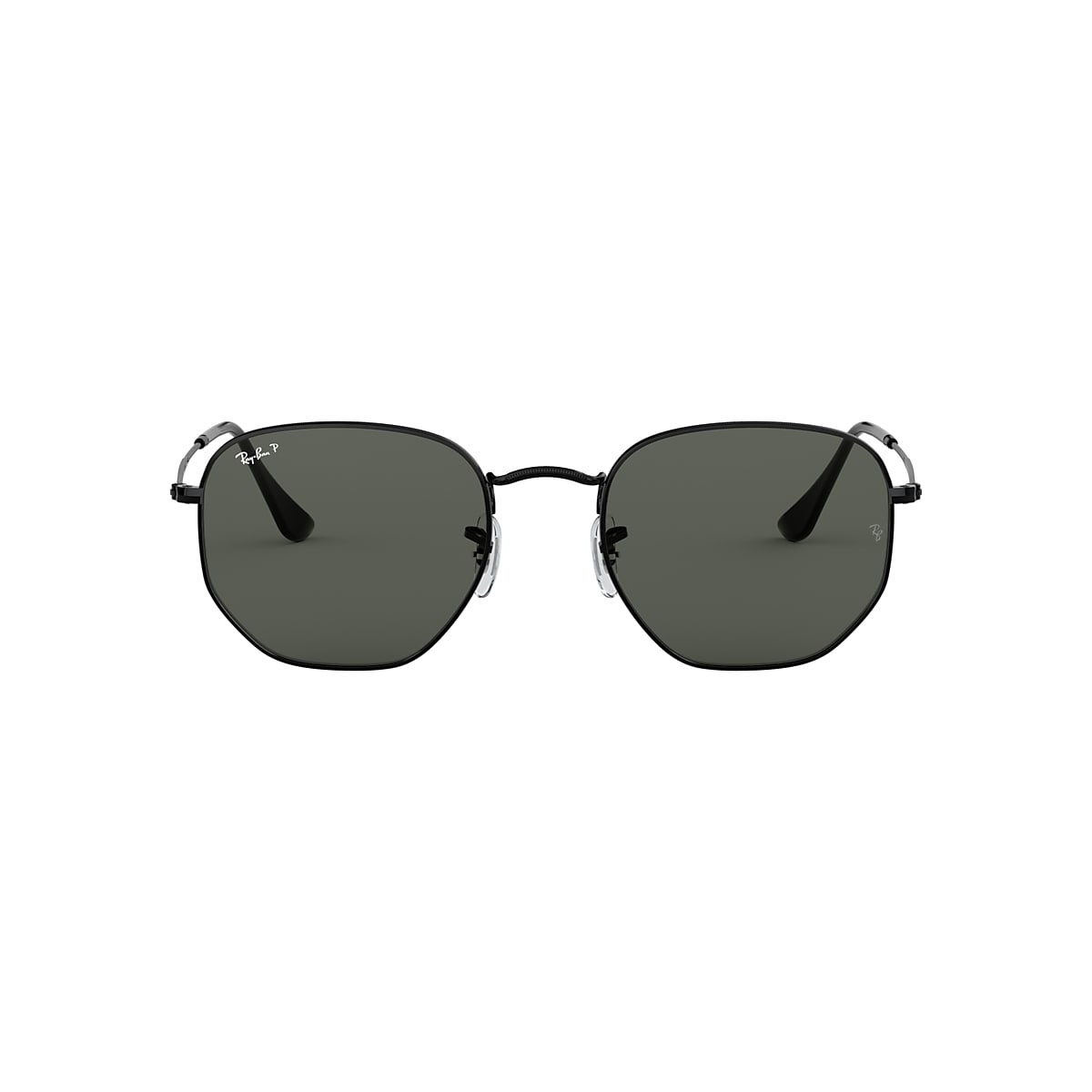 RAY-BAN RB3548N Black - Unisex Sunglasses, Green Lens